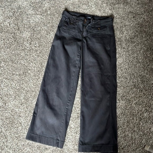 Gray Flamingals Siz 6p trouser Jean wide leg - Picture 2 of 5